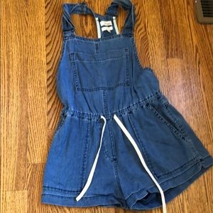 Denim Romper